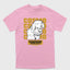 Camiseta Básica Cosmo Guardiões da Galáxia Rosa Bebê