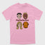 Camiseta Básica Fantastic Four Rosa Bebê 