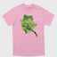 Camiseta Básica Green Arrow DC Comics Rosa Bebê 
