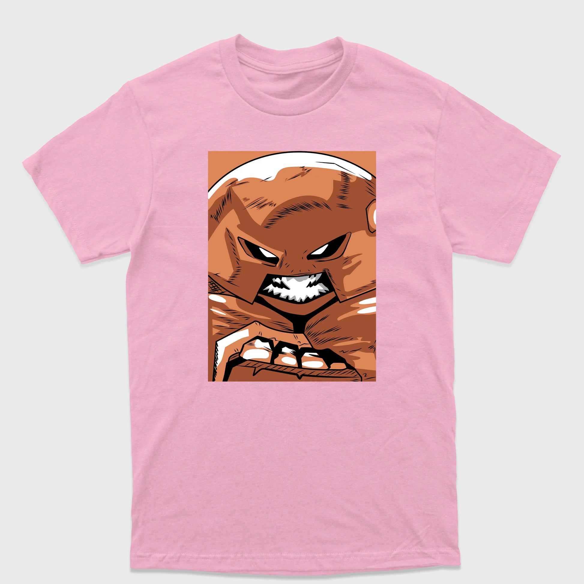 Camiseta Básica Juggernaut X-Men Rosa bebê