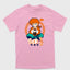 Camiseta Básica Ranma e Ryoga Porquinho - Ranma Rosa Bebê