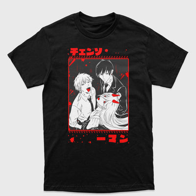 Camiseta Chainsaw Man Makima Aki Denji