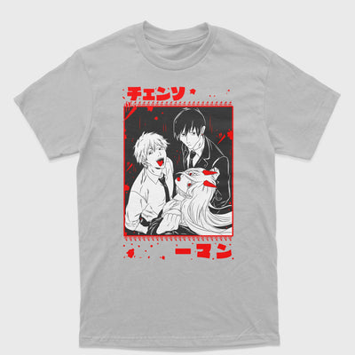 Camiseta Chainsaw Man Makima Aki Denji