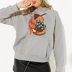 Moletom Canguru Charmander Tanjiro Pokemon