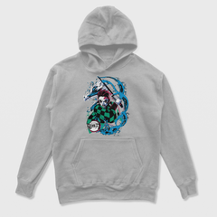 Moletom Canguru Demon Slayer Tanjiro