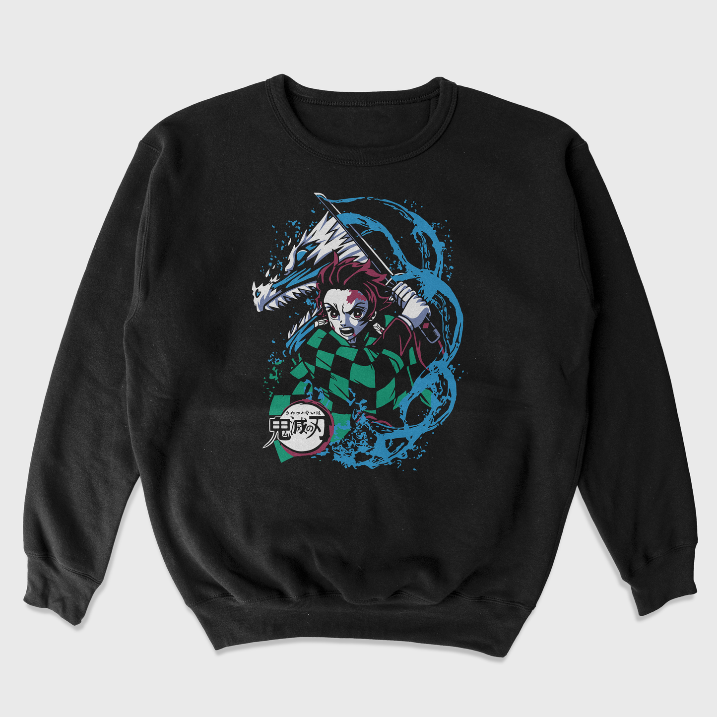 Moletom Gola Redonda Demon Slayer Water