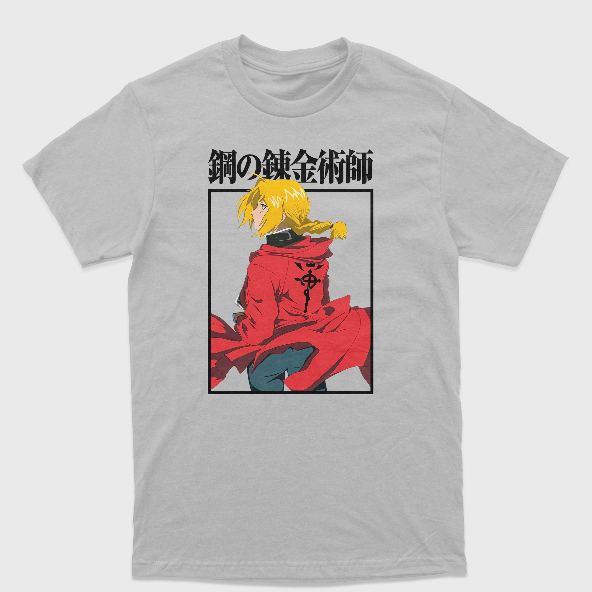 Camiseta Fullmetal Alchemist Edward Cinza 