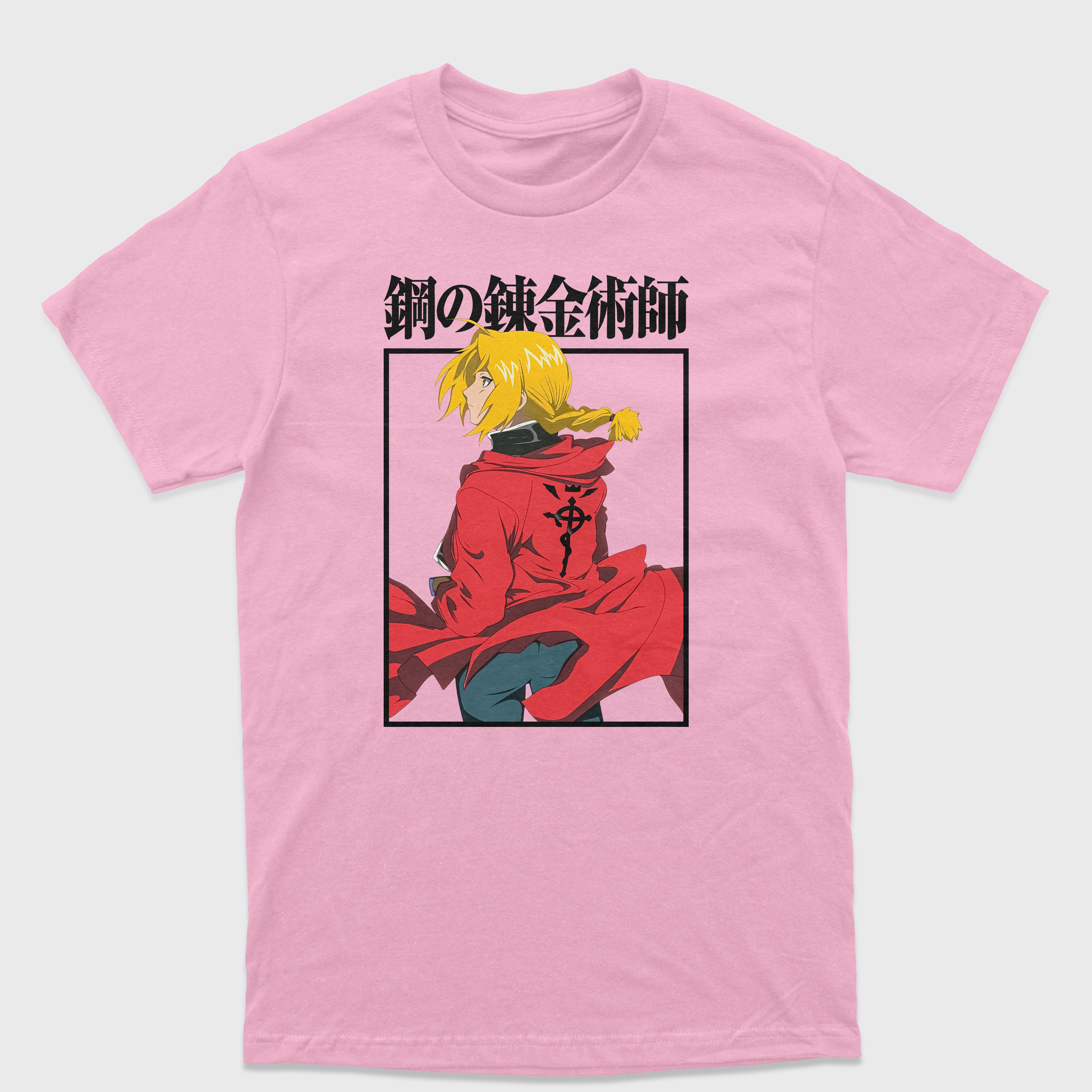 Camiseta Fullmetal Alchemist Edward Rosa Bebê