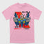 Camiseta Gundam RX-78-2 Rosa Bebê