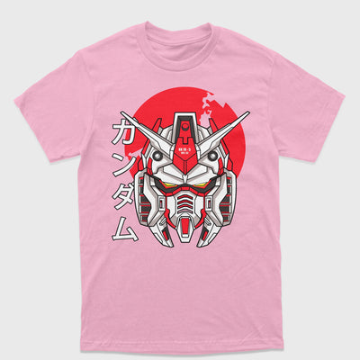 Camiseta Gundam RX-78-5 Rosa Bebê