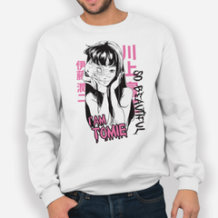 Moletom Gola Redonda Junji Ito Tomie Beautiful