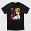 Camiseta Kazutora Hanemiya Tokyo Revengers Preto