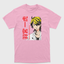 Camiseta Kazutora Hanemiya Tokyo Revengers Rosa Bebê 
