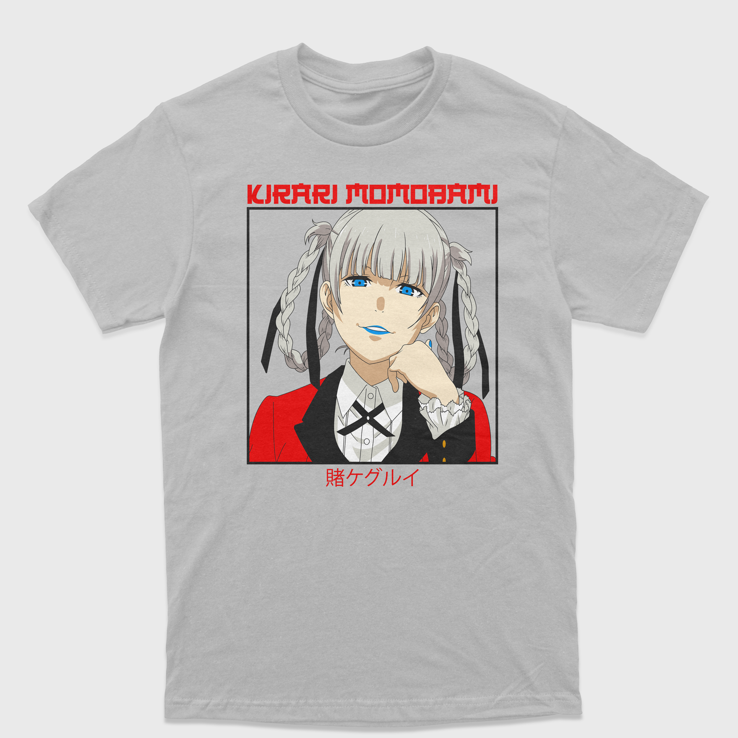 Camiseta Kirari Momobami Kakegurui Cinza 
