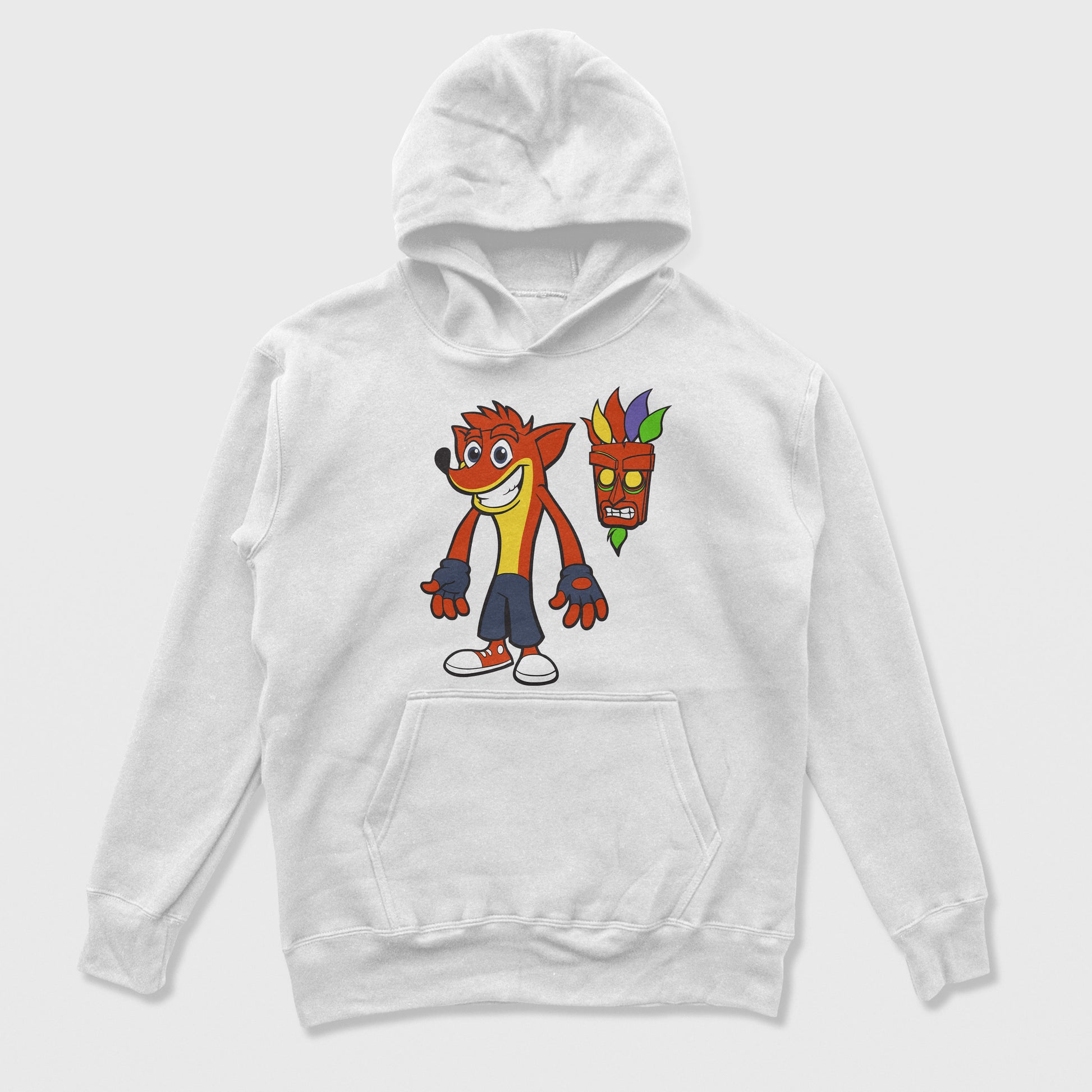Moletom Canguru Crash Bandicoot e Aku Aku