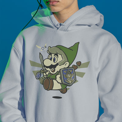 Moletom Canguru Mario Cosplay Link Zelda