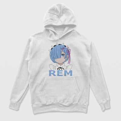 Moletom Canguru Rem Face ReZero Branco