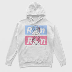 Moletom Canguru Rem e Ram ReZero