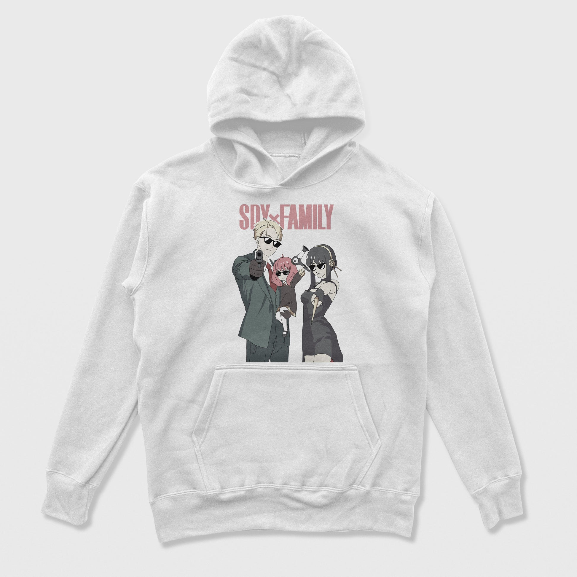 Moletom Canguru Style Family Forger's Spy x Family Branco