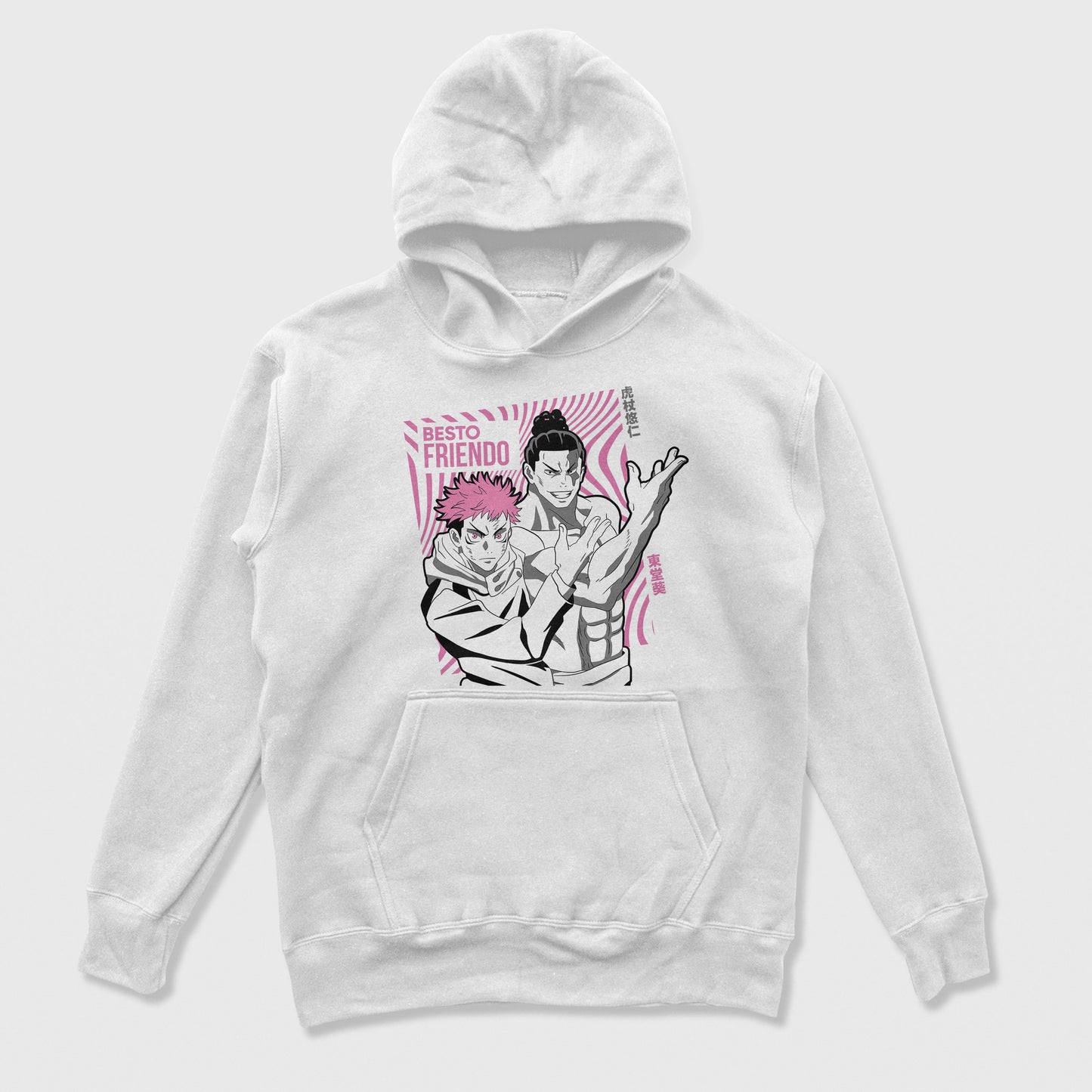 Moletom Canguru Yuji e Todo Best Friendo Jujutsu Kaisen