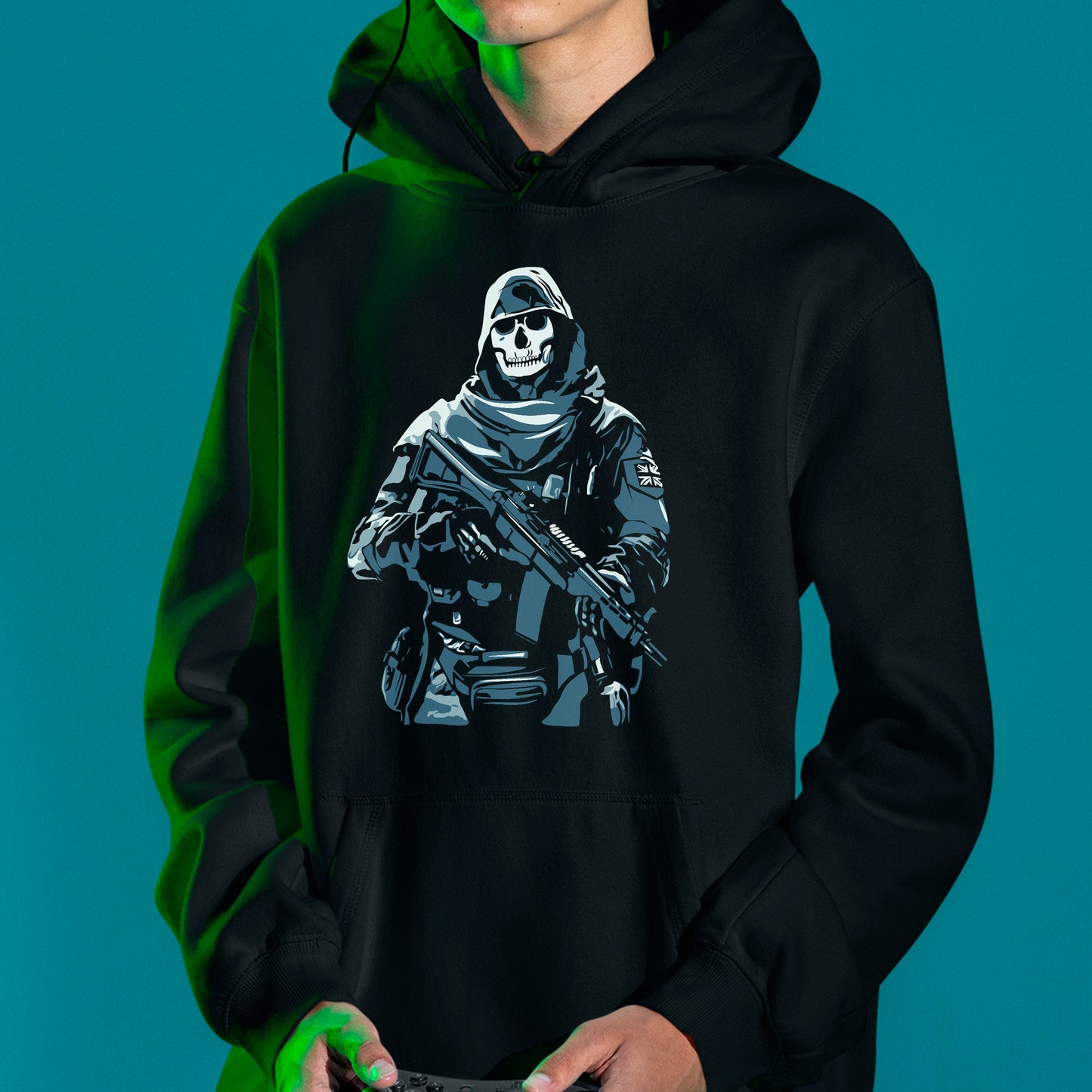 Moletom Canguru Ghost Soldier Call of Duty