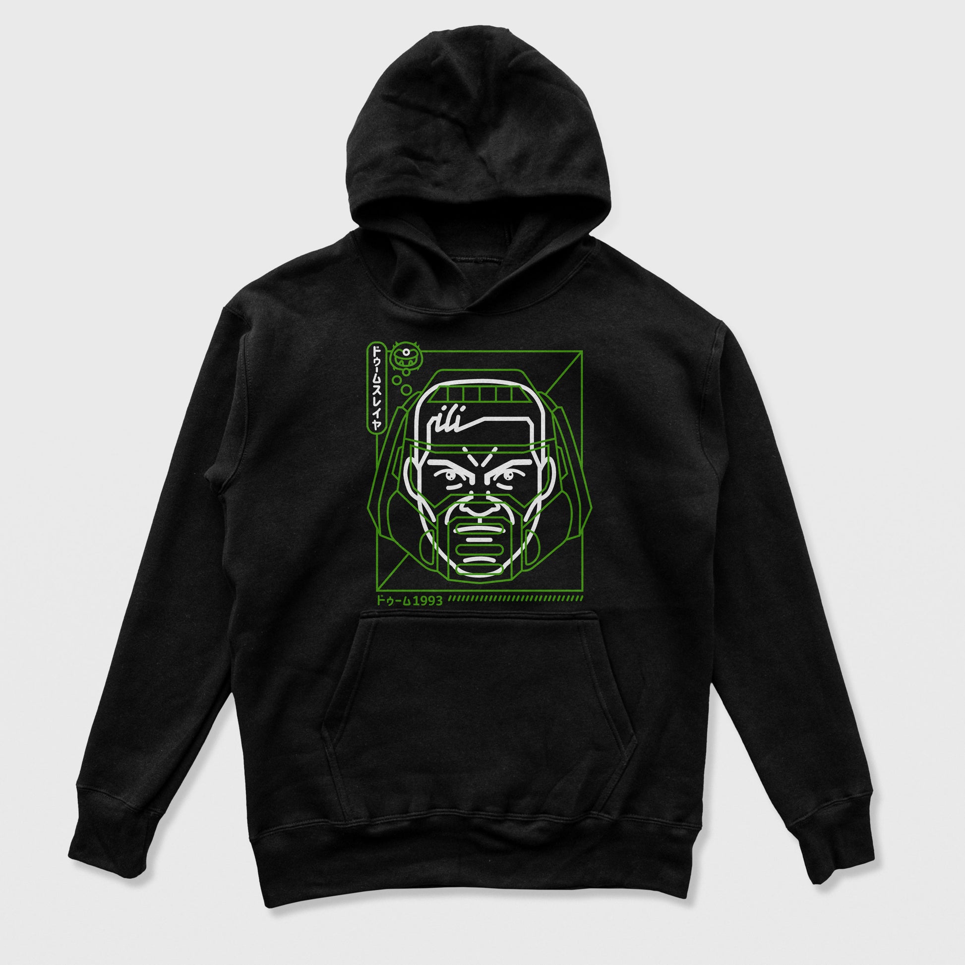 Moletom Canguru Green Cap Doom