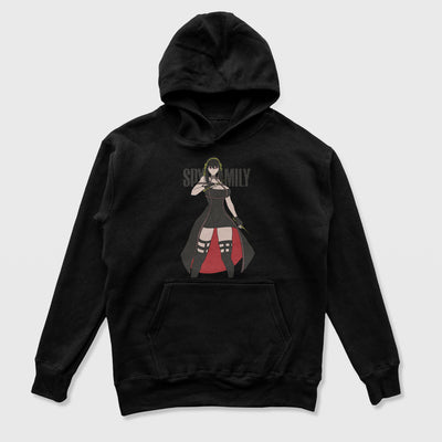 Moletom Canguru Yor Forger Assassin Spy x Family Preto
