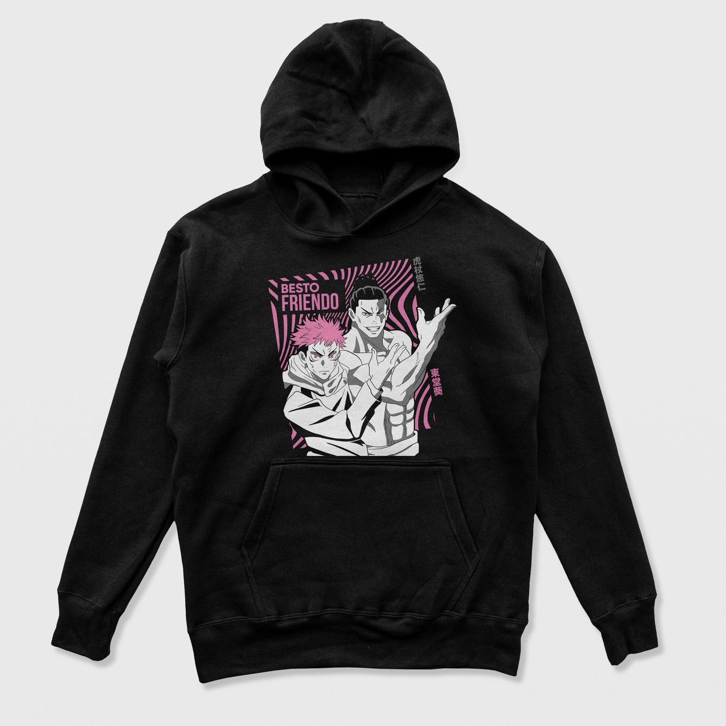 Moletom Canguru Yuji e Todo Best Friendo Jujutsu Kaisen