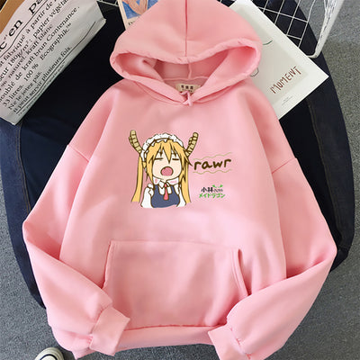 Moletom Canguru Tohru Rawr Kobayashi San Maid Dragon