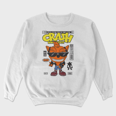 Moletom Gola Redonda Crash Bandicoot Punk Style