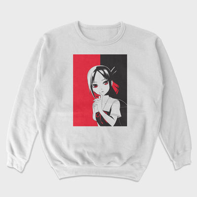 Moletom Gola Redonda Shinomiya Planejando Ações Kaguya Sama