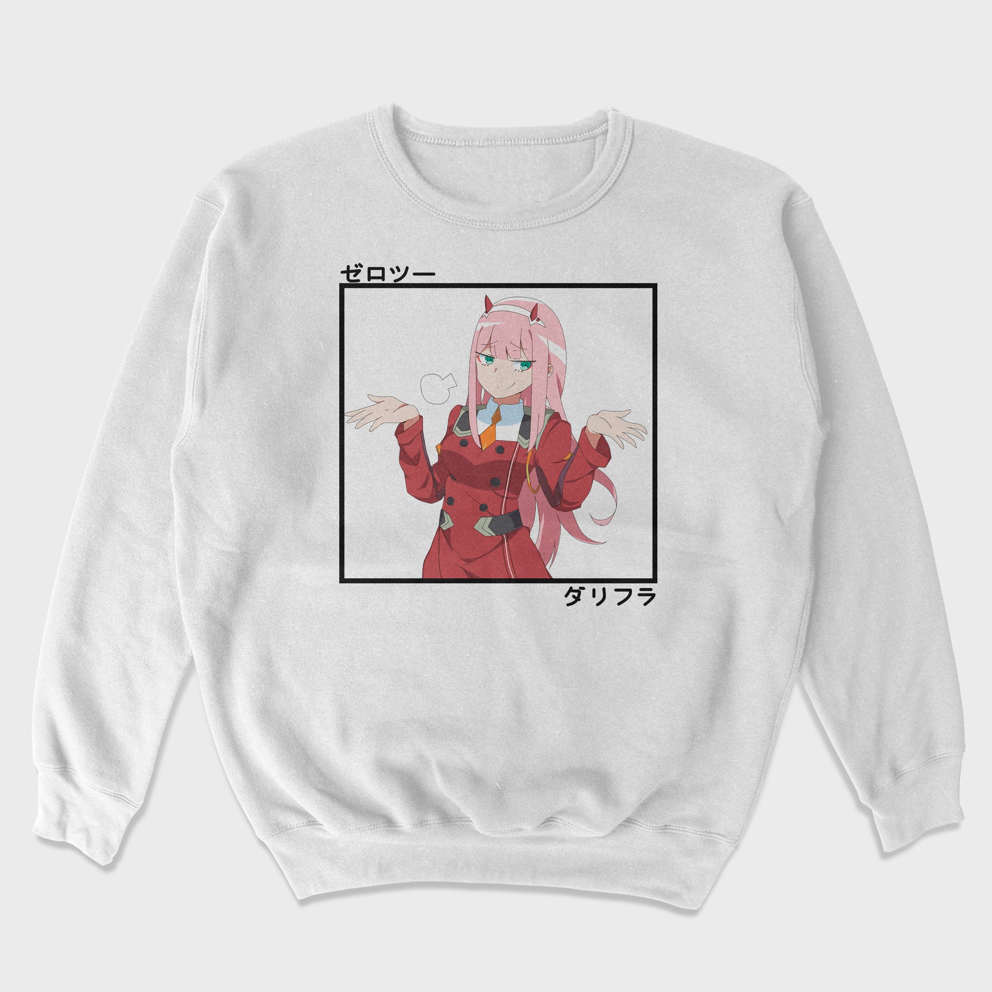 Moletom Gola Redonda Zero Two Darling No Franxx