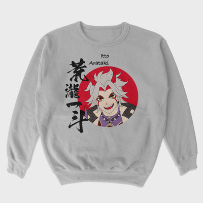 Moletom Gola Redonda Itto Arataki Genshin Impact