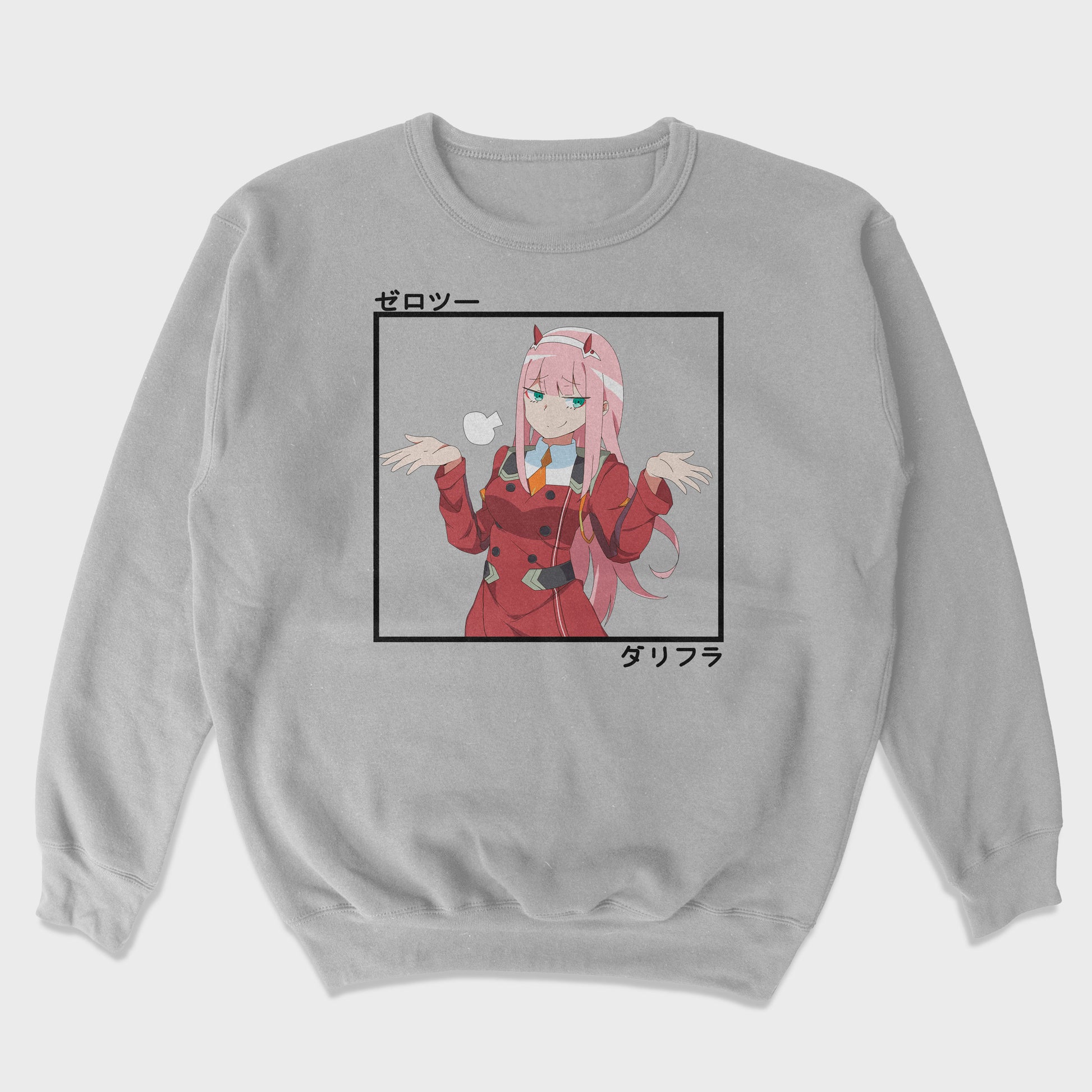 Moletom Gola Redonda Zero Two Darling No Franxx