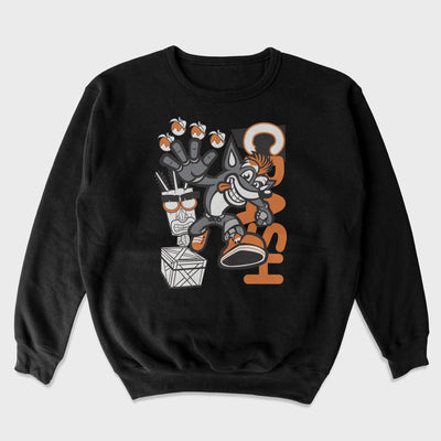 Moletom Gola Redonda Crash Bandicoot Game