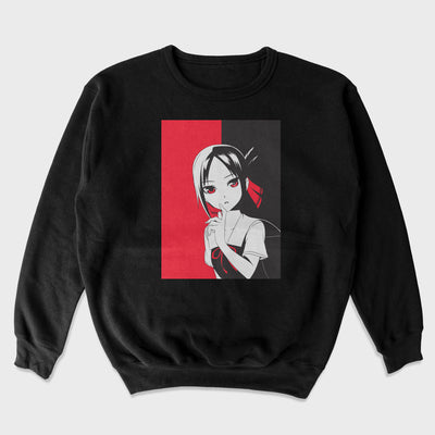 Moletom Gola Redonda Shinomiya Planejando Ações Kaguya Sama
