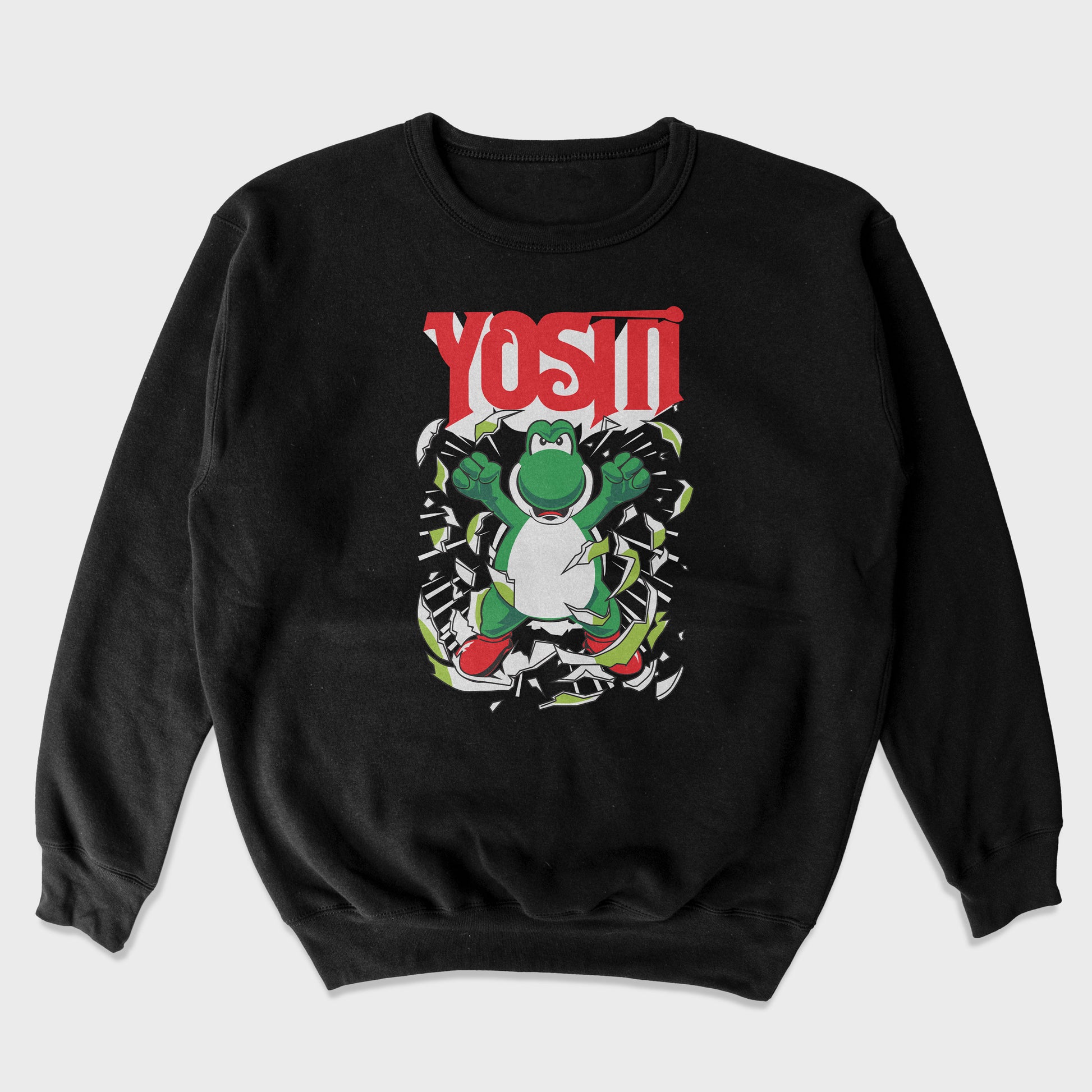 Moletom Gola Redonda Yoshi Mario World Game