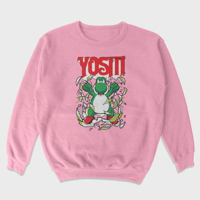Moletom Gola Redonda Yoshi Mario World Game