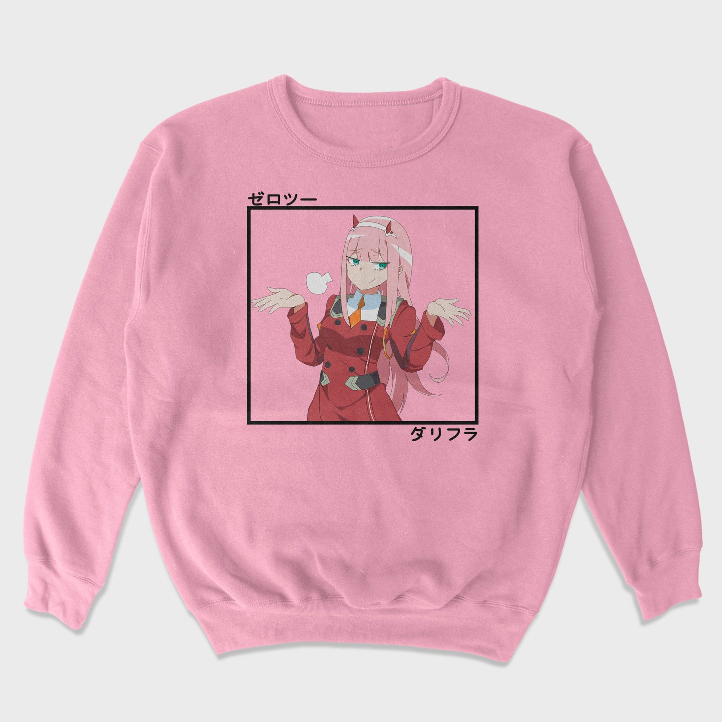 Moletom Gola Redonda Zero Two Darling No Franxx