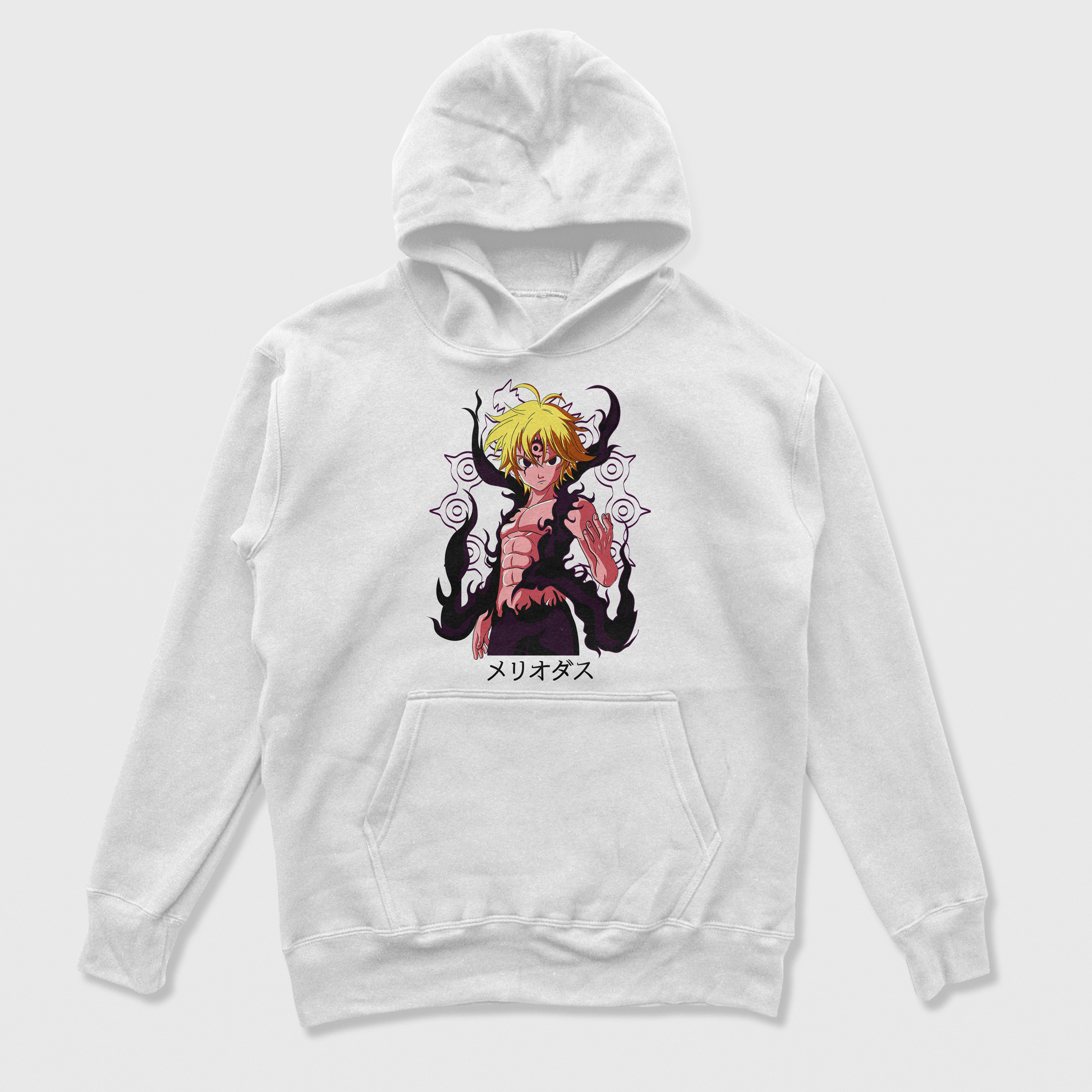 Moletom Canguru Nanatsu No Taizai Meliodas Branco