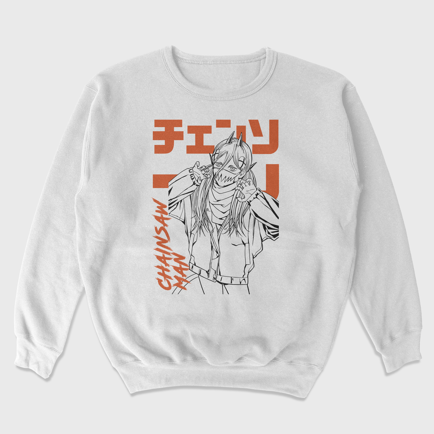 Moletom Gola Redonda Power Chainsaw Man