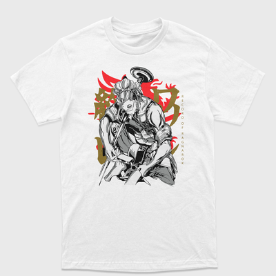 Camiseta Record Of Ragnarok Buda-branco