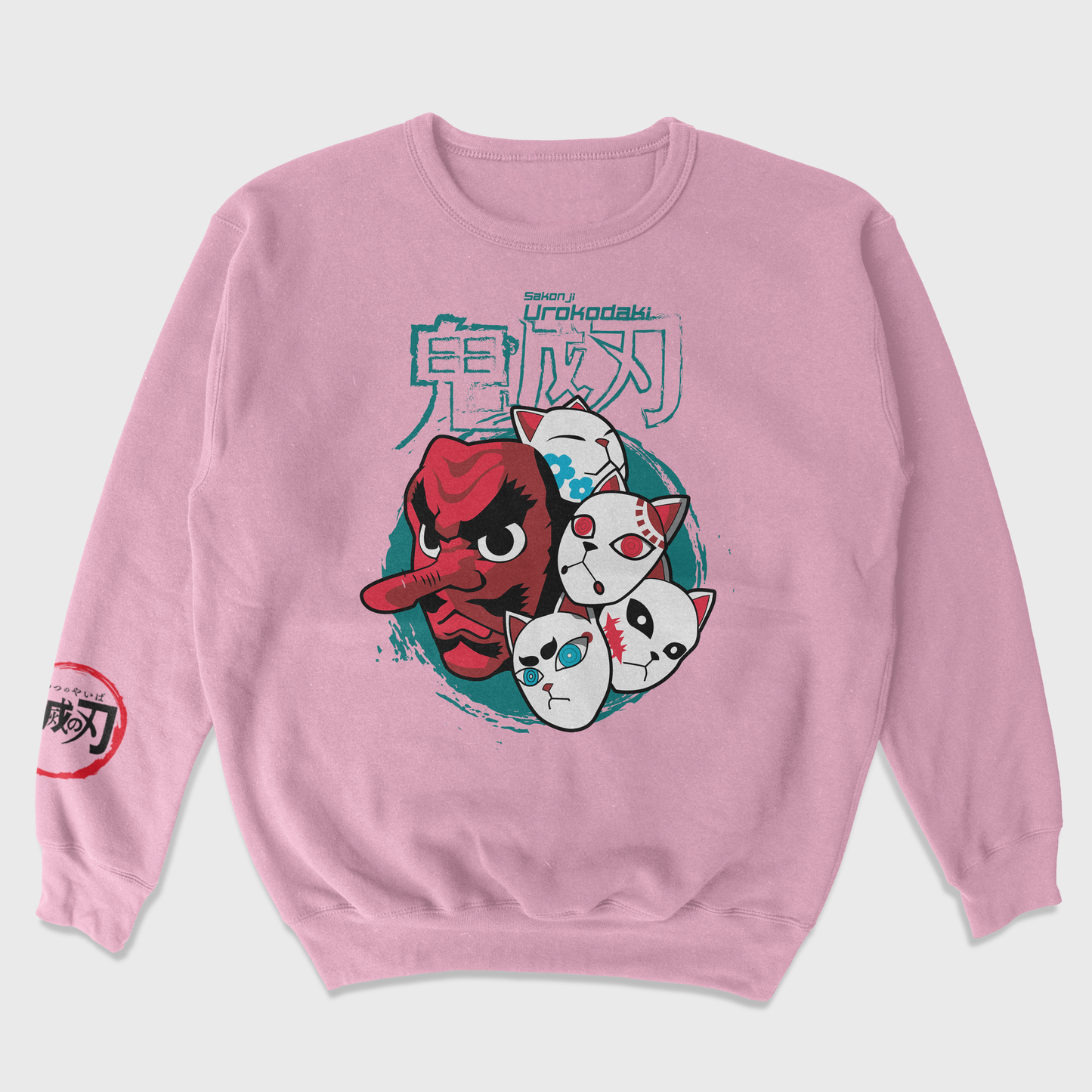 Moletom Gola Redonda Sakonji Urokodaki Demon Slayer
