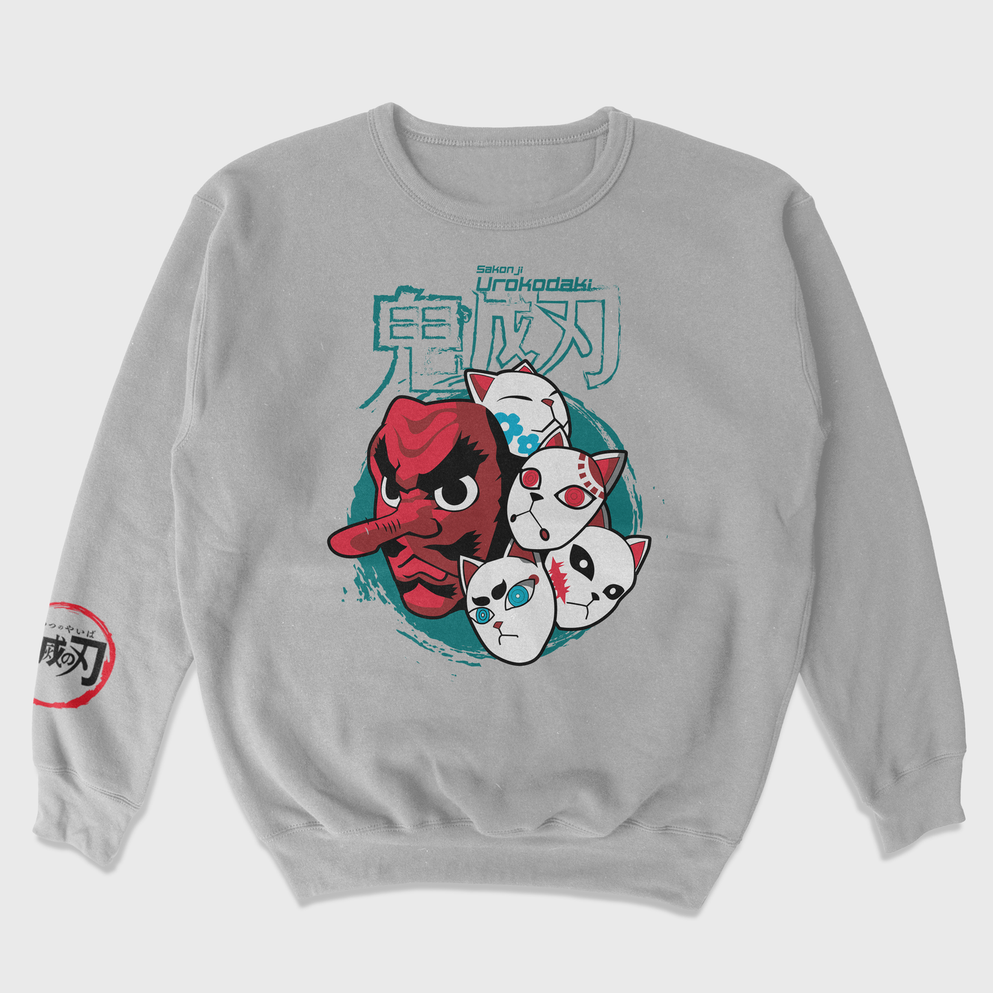 Moletom Gola Redonda Sakonji Urokodaki Demon Slayer