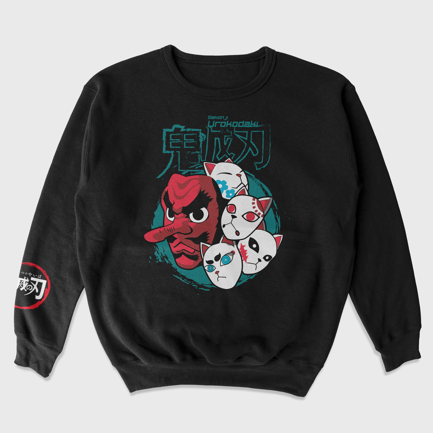 Moletom Gola Redonda Sakonji Urokodaki Demon Slayer