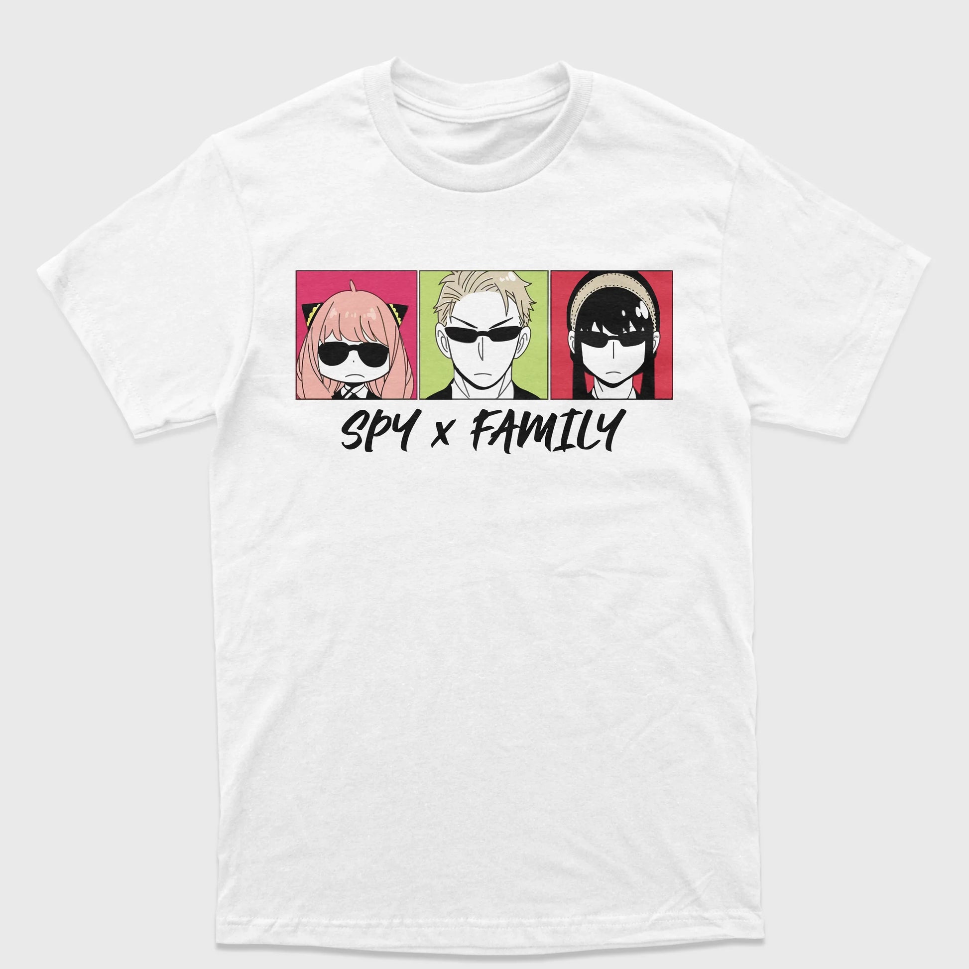Camiseta Spy X Family Anime-branco
