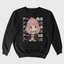 Moletom Gola Redonda Spy x Family Anya Forger Preto