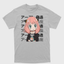 Camiseta Spy x Family Anya Forger-cinza