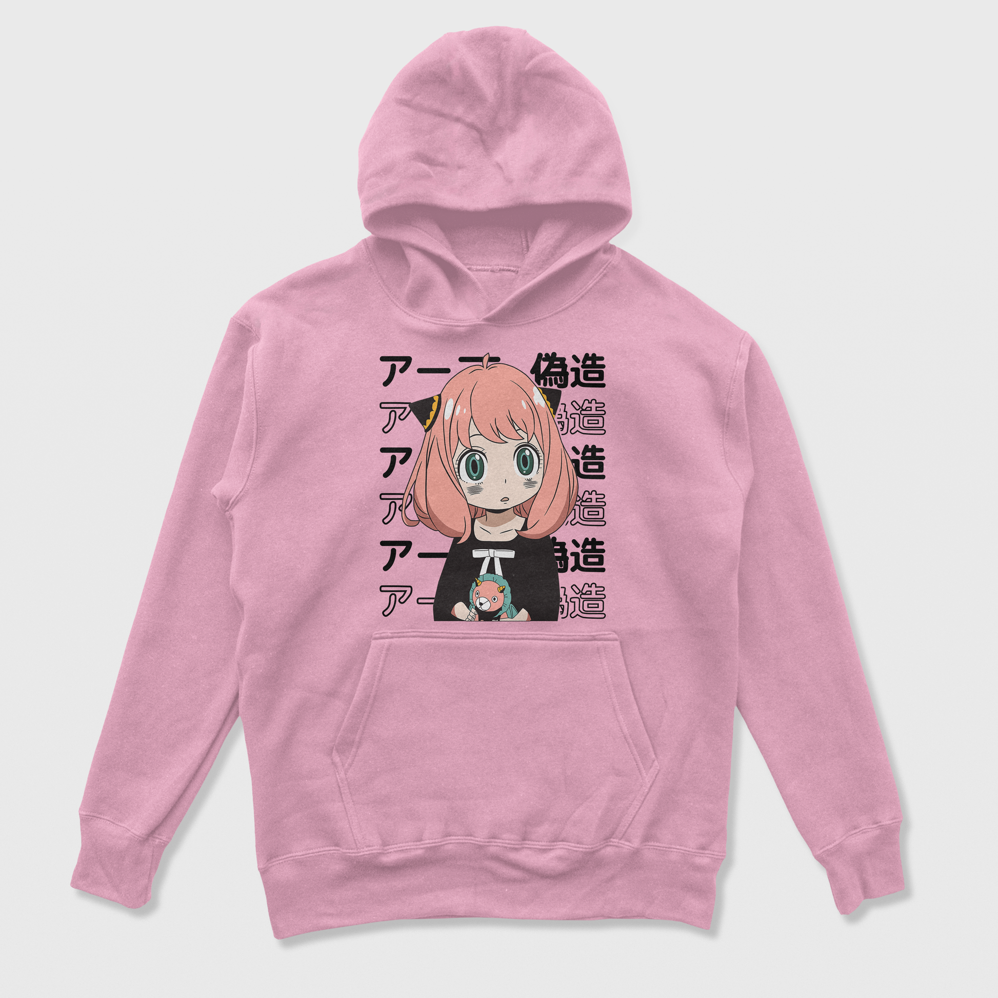 Moletom Canguru Spy x Family Anya Forger Rosa Bebê