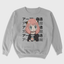 Moletom Gola Redonda Spy x Family Anya Forger CInza